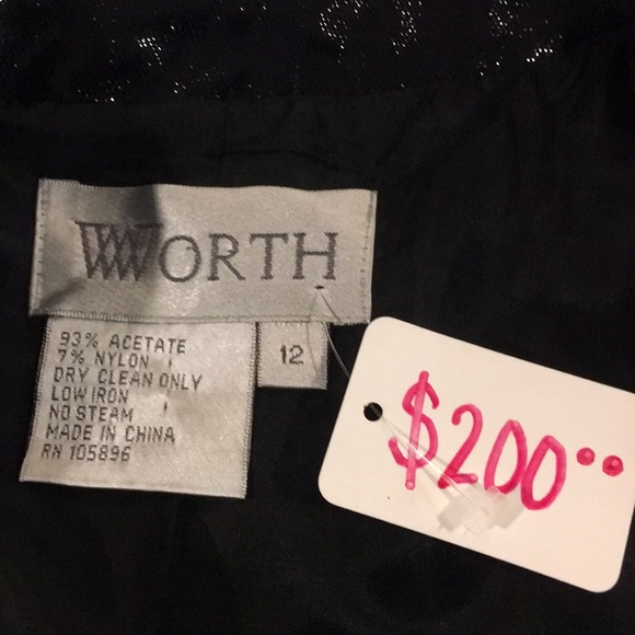 Unbelievable silky and shiny jacket by Worth. - Picture 6 of 6